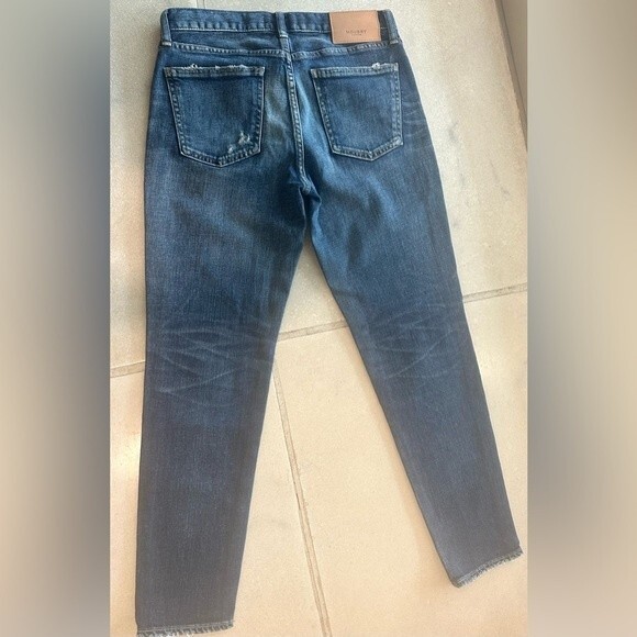 NWOT Moussy Vintage Falkner Skinny in Dark Blue Distressed Stretch Jeans 27 - Picture 12 of 12